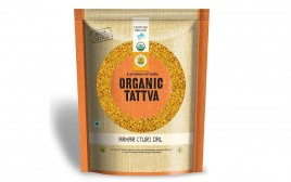 Organic Tattva Arhar (Tur) Dal   Pack  500 grams